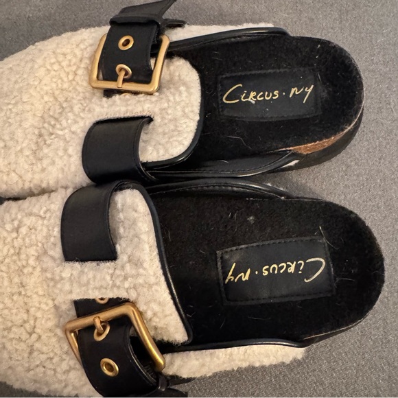 Circus by Sam Edelman Black and Cream Mules - Picture 5 of 6